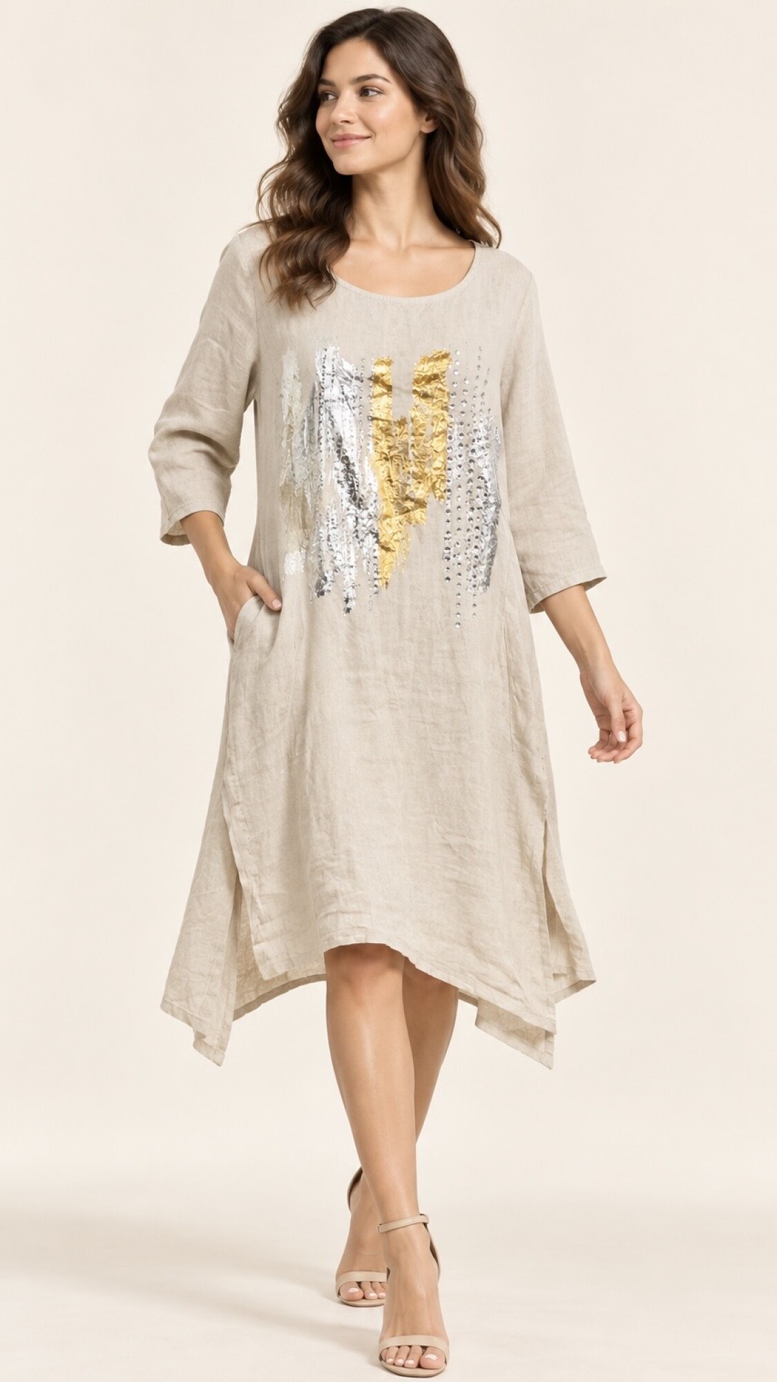 VESTIDO MILA Beige