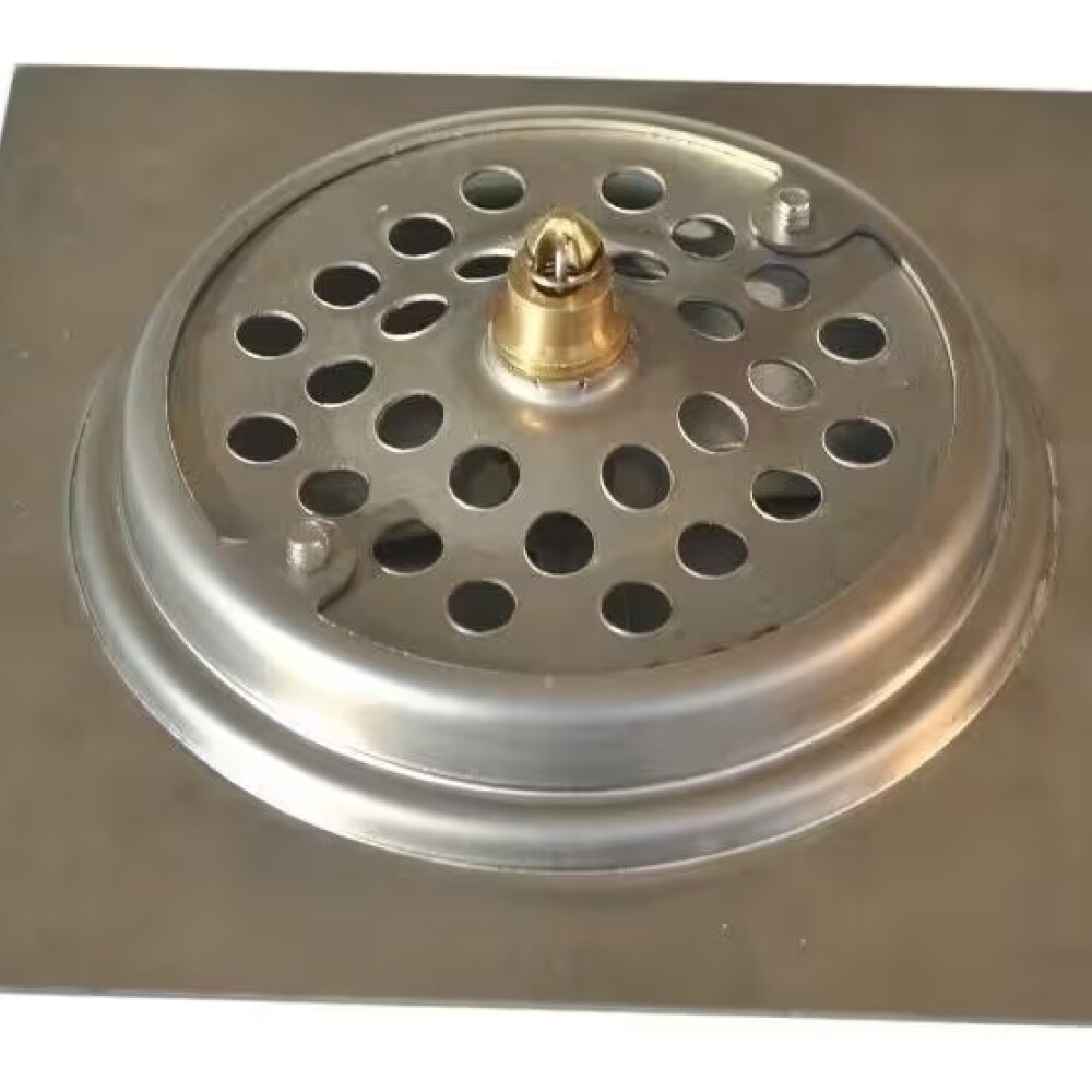 Rejilla piso cromada click clack 20x20 LACHS Rejilla Piso Cromada Click Clack 20x20 Lachs