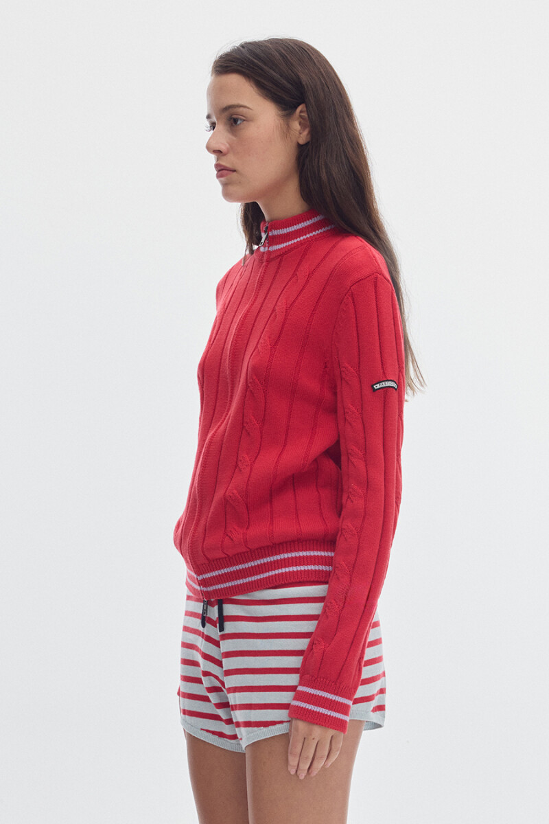 Cardigan Darby Red