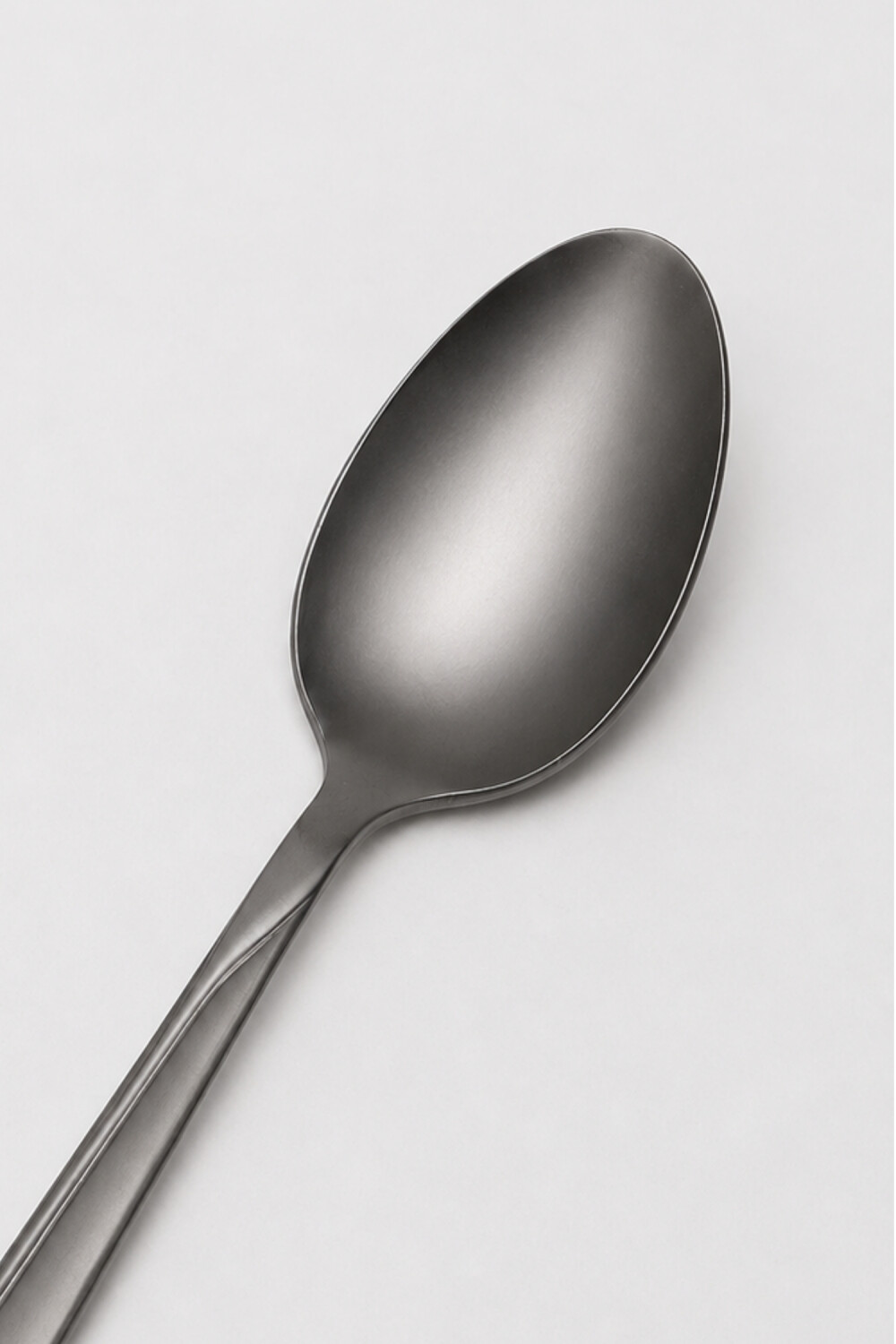 Cuchara De Té Asher Set 4un. Negro Brillante Color Unico