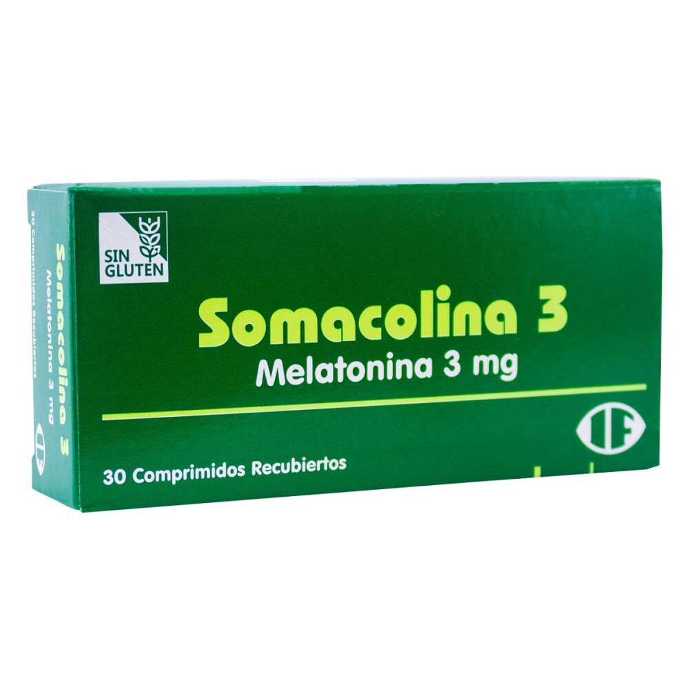 SOMACOLINA 3 MG CJ X 30 COMP. REC. única
