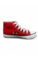 BOTA DEPORTIVA MEDIO BASKET LONA NIÑO Rojo