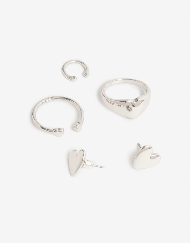 Bijouterie Set Metal Bijou Set Metal - Plateado Rodio