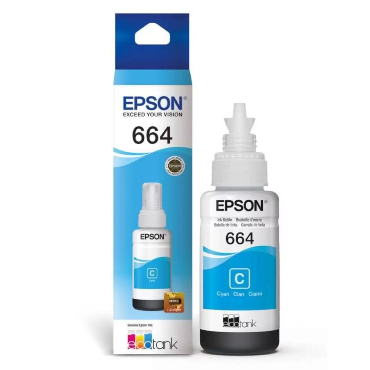 Botella de Tinta Original Epson Cyan 