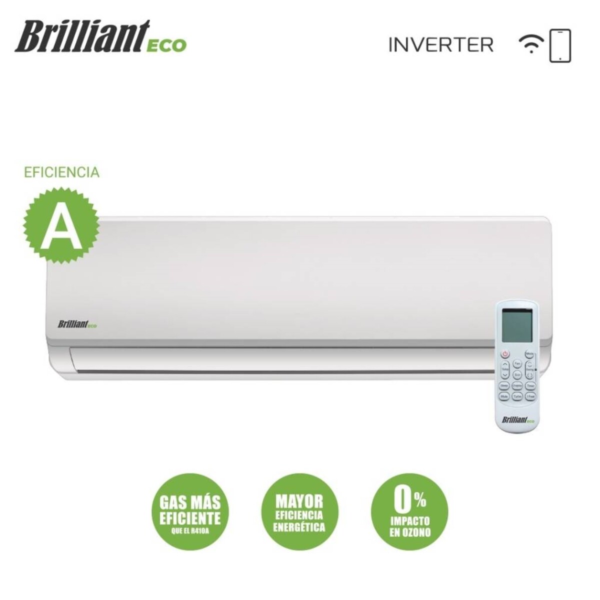 Aire Acondicionado Brilliant 18000 Btu Inverter 