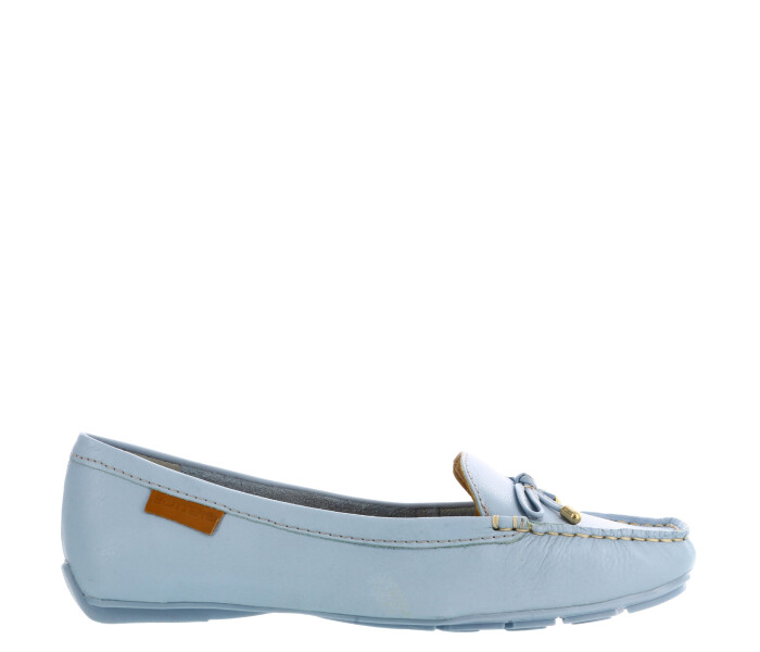 Zapatos de Mujer Bottero Mocasin c/moñita Azul Pastel