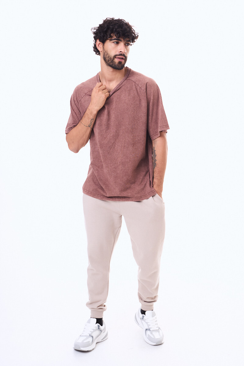 Pantalon de felpa Porto Beige