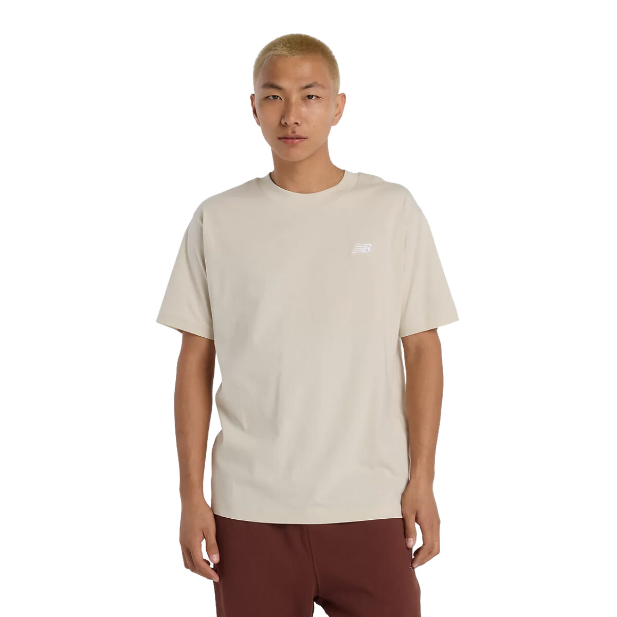 Remera New Balance Sport Essentials Cotton - Gris 