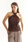 Top Louta Marron