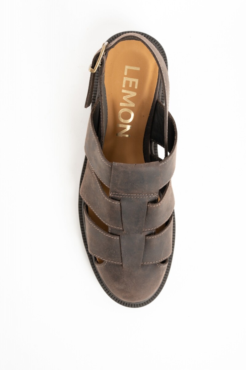 Cangrejera Cuero Chocolate