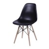 Silla Eames DKR Base En Madera Negra Silla Eames DKR Base En Madera Negra