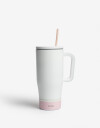 Artículos cocina Vasos Vaso Metálico "lo Quiero Todo" - Blanco Hueso