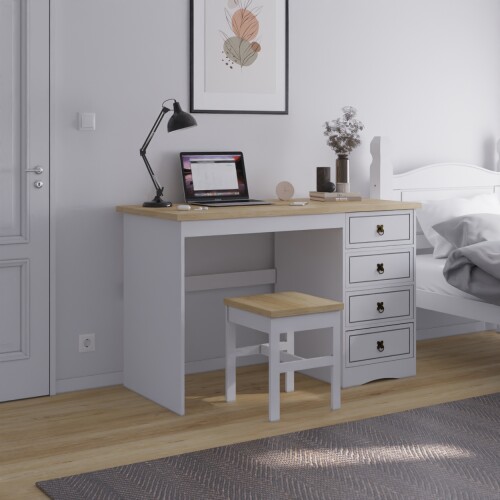 Escritorio 4 Cajones - Linea Mexicana Escritorio 4 Cajones - Linea Mexicana