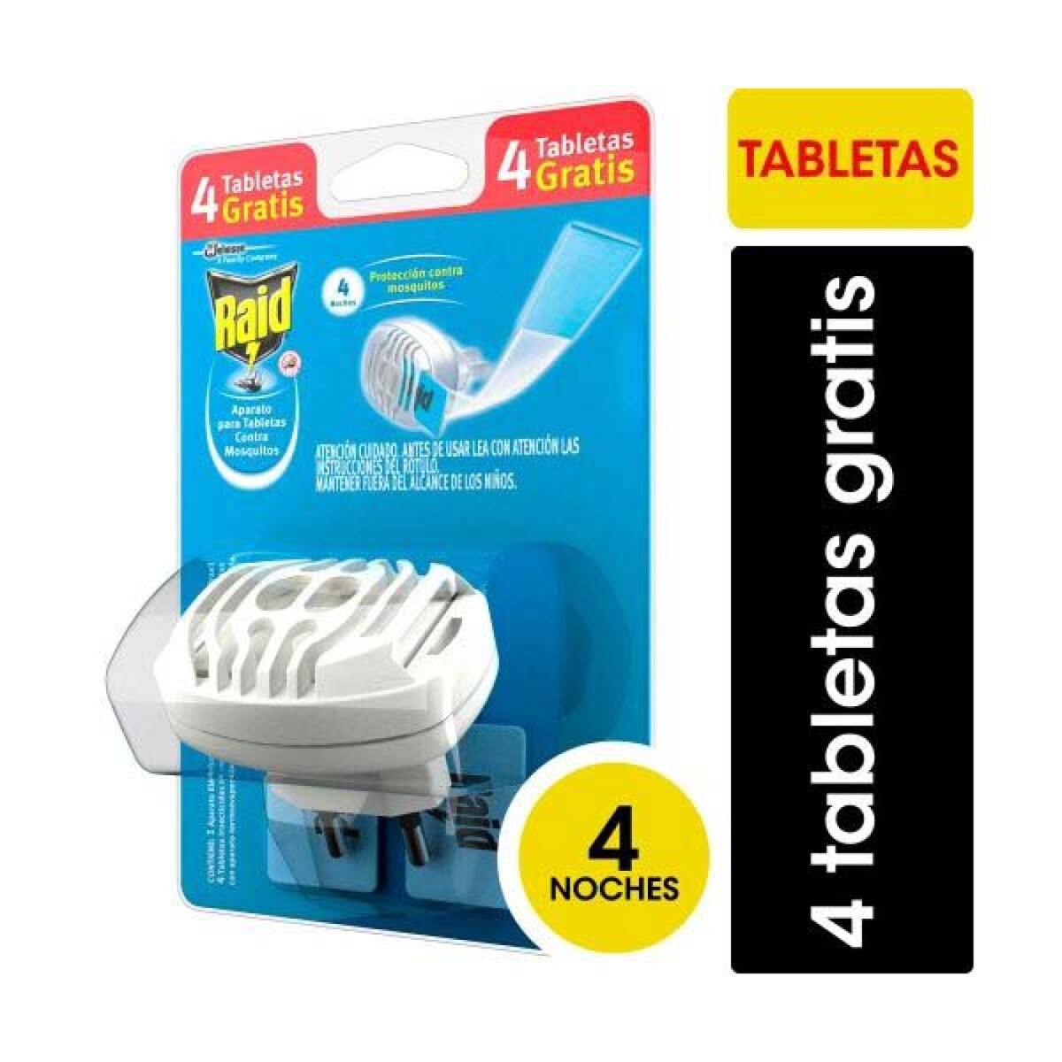 Raid 1 aparato eléctrico + 4 tabletas super precio! 
