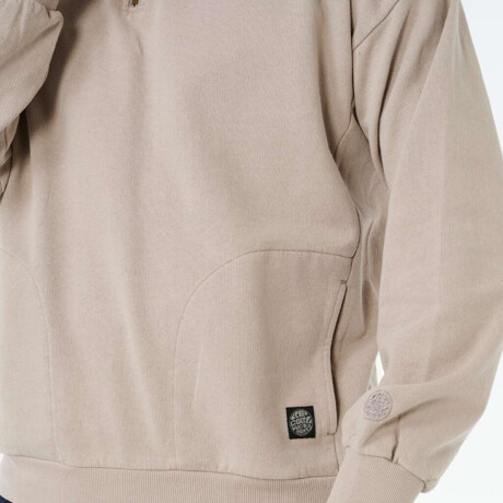 Buzo Rip Curl Premium Surf Qtr Zip Crew Beige