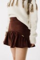 FALDA ULA CORDEROY Chocolate