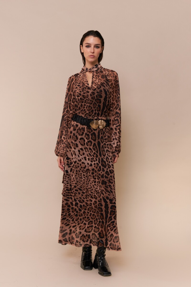 Vestido Carcal MARRON