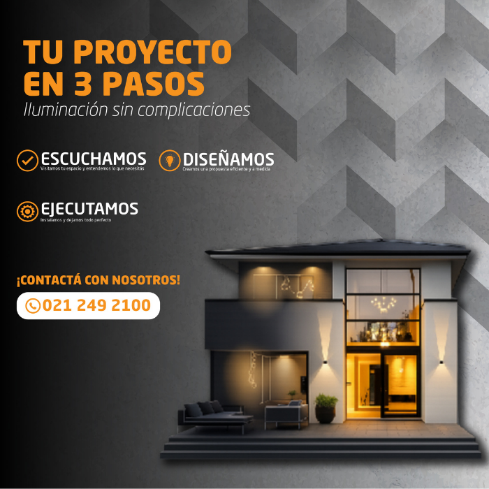 TU PROYECTO EN 3 PASOS