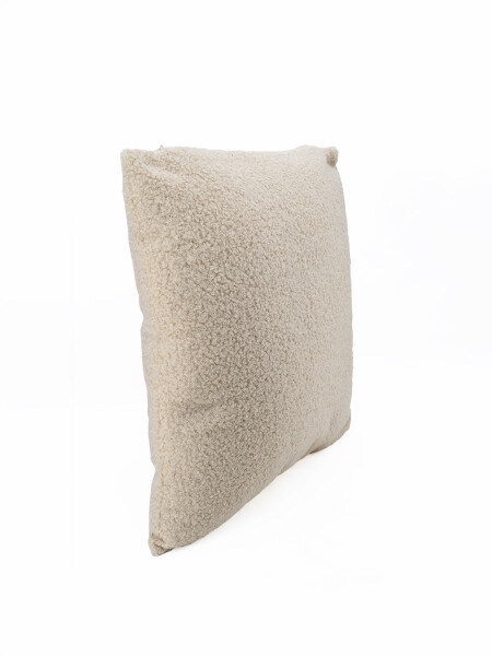 FUNDA DE ALMOHADON TEDDY NATURAL