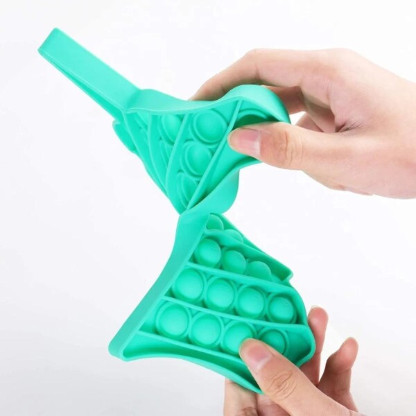 Pop It Fidget Toy Antiestrés Niños Unicornio Juego Tiktok Variante Color Morado