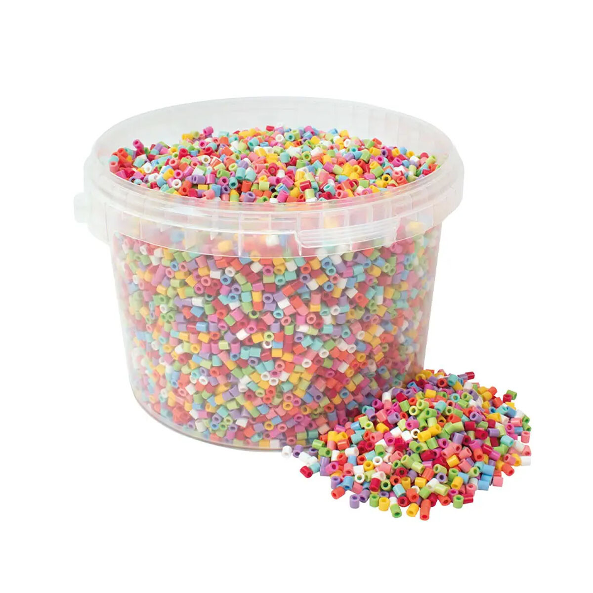 Cuentas para planchar 10 colores pasteles 20.000 piezas Hama Beads Playbox 