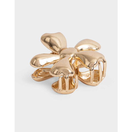 Broche De Flor Dorado