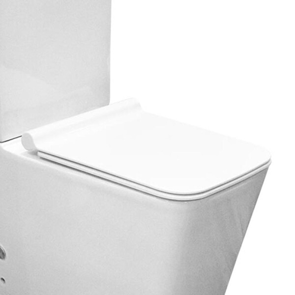 TAPA PARA INODORO MODELO EXKLUSIVE CON CAÍDA LENTA COLOR BLANCO Tapa Para Inodoro Modelo Exklusive Con Caída Lenta Color Blanco