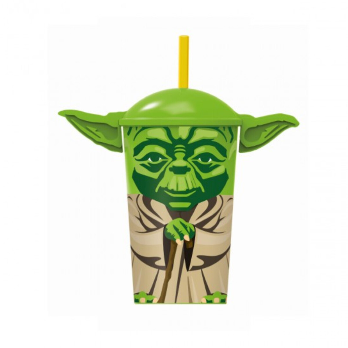 Vaso Plástico 3D Yoda 400 ml 