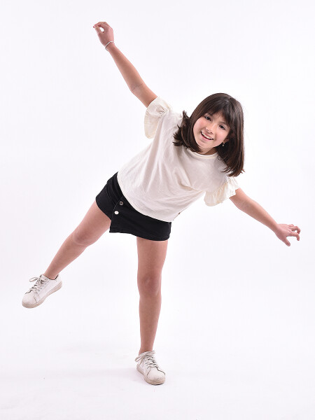 REMERA INÉS KIDS BLANCO