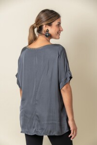 BLUSA CAMELIA Gris