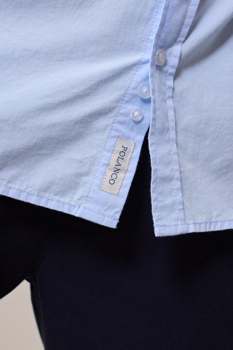 CAMISA M/C ROVIGO POLANCO Celeste