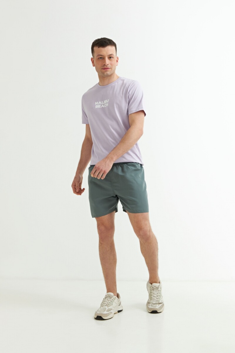 Short de baño - Verde oscuro 