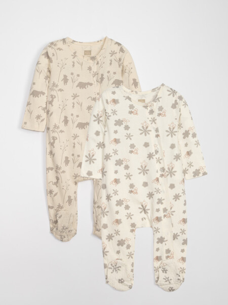 Pack x2 enterito pijama estampado Winnie The Pooh