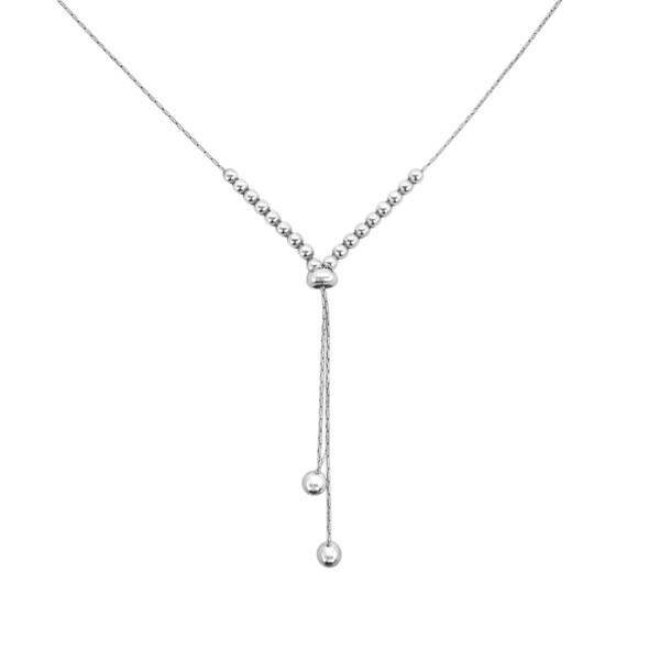 Cadena Bolitas / Avena- Plata 925 - Sin Piedra - CD3534 sinpiedra