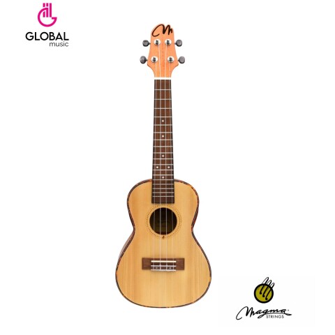 Ukelele Soprano Magma Abeto C/cenefa Boca Grabada Mks45 Ukelele Soprano Magma Abeto C/cenefa Boca Grabada Mks45