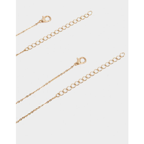 Set De Collares Para Compartir De Mariposas Dorado