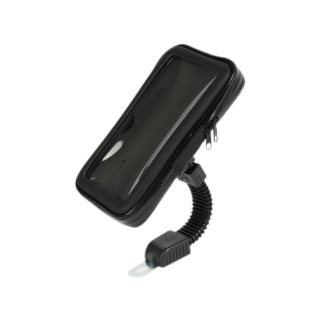 SOPORTE DE CELULAR UNIVERSAL 6,3" PARA MOTO Y BICI CON FUNDA IMPERMEABLE SOPORTE DE CELULAR UNIVERSAL 6,3" PARA MOTO Y BICI CON FUNDA IMPERMEABLE