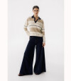 Pantalón Wide XL Corderoy Azul
