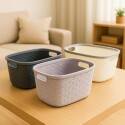 CESTO CANASTO ORGANIZADOR SIMIL RATTAN 29,8X20,4X13,8CM CESTO CANASTO ORGANIZADOR SIMIL RATTAN 29,8X20,4X13,8CM