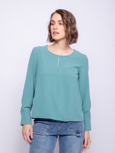 BLUSA PLATINUM Agua Marina