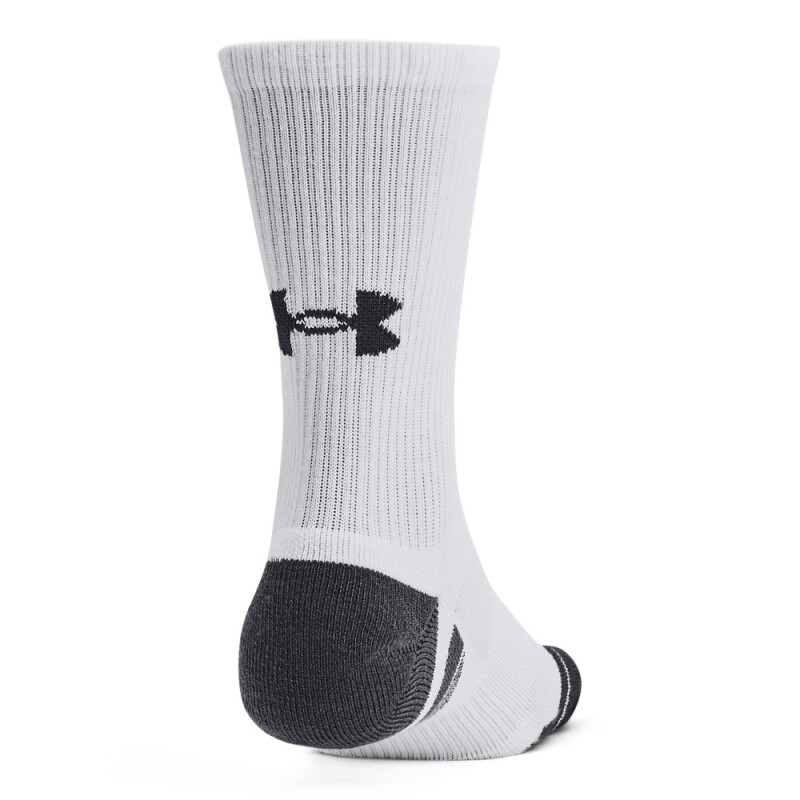 UA Performance Tech 3pk Crew-WHT WHT-100
