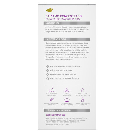 Bálsamo Concentrado Dove Para Talones Agrietados 90g Bálsamo Concentrado Dove Para Talones Agrietados 90g