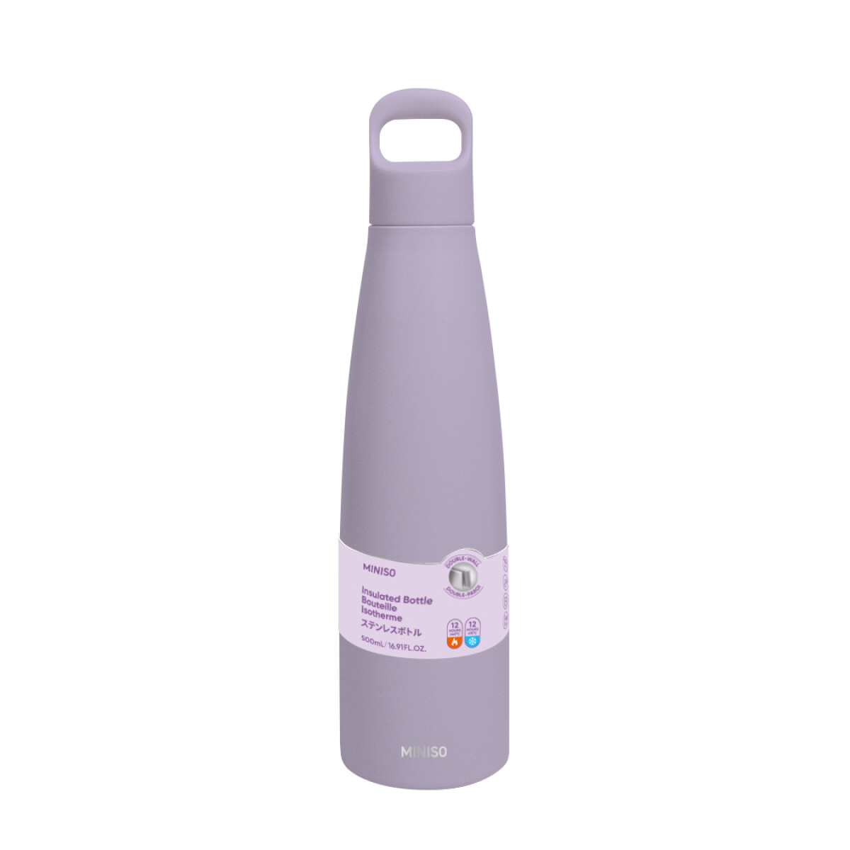 Botella térmica 500ml - violeta 