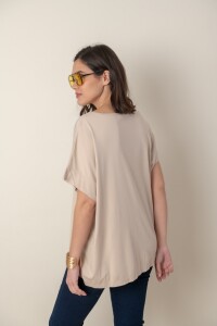 REMERA BIANCA Beige