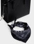 City Boho Cartera City Con Pañuelo - Negro