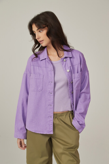 Sobrecamisa Tokwane Lila