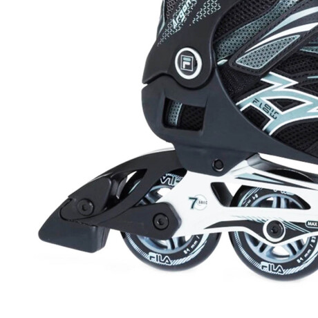 Patín Rollers Fila Primo Alu N1 Europa Profesionales Negro/Gris