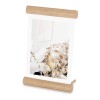 Portarretratos vidrio 13x18cm Scroll Natural