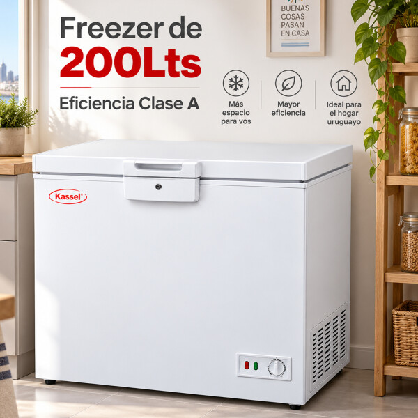 Freezer Horizontal Kassel 200l Clase A Ks-fz200f FREEZER KASSEL 200L KS-FZ200F