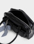 Bowling Romántico Cartera Bowling Con Charm - Negro